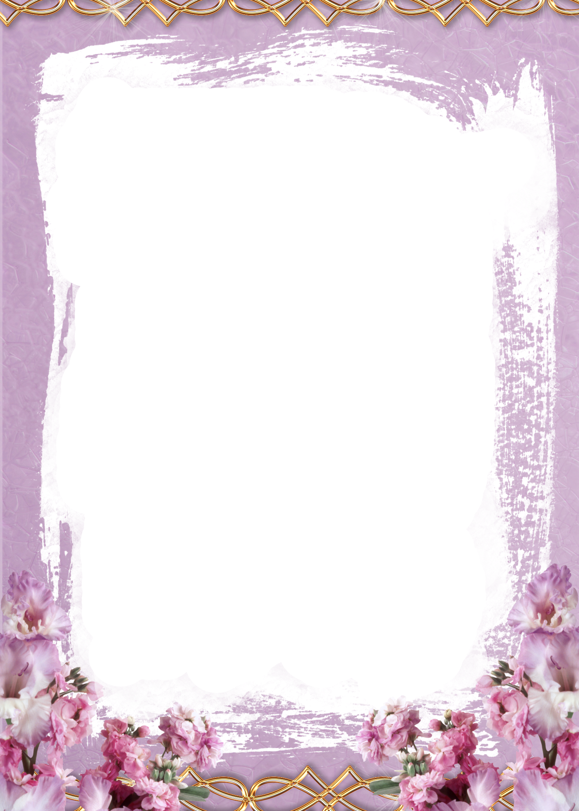 Top Molduras Flores Para Convites Tattoo'-s In Lists - Kid Frame (1143x1600), Png Download
