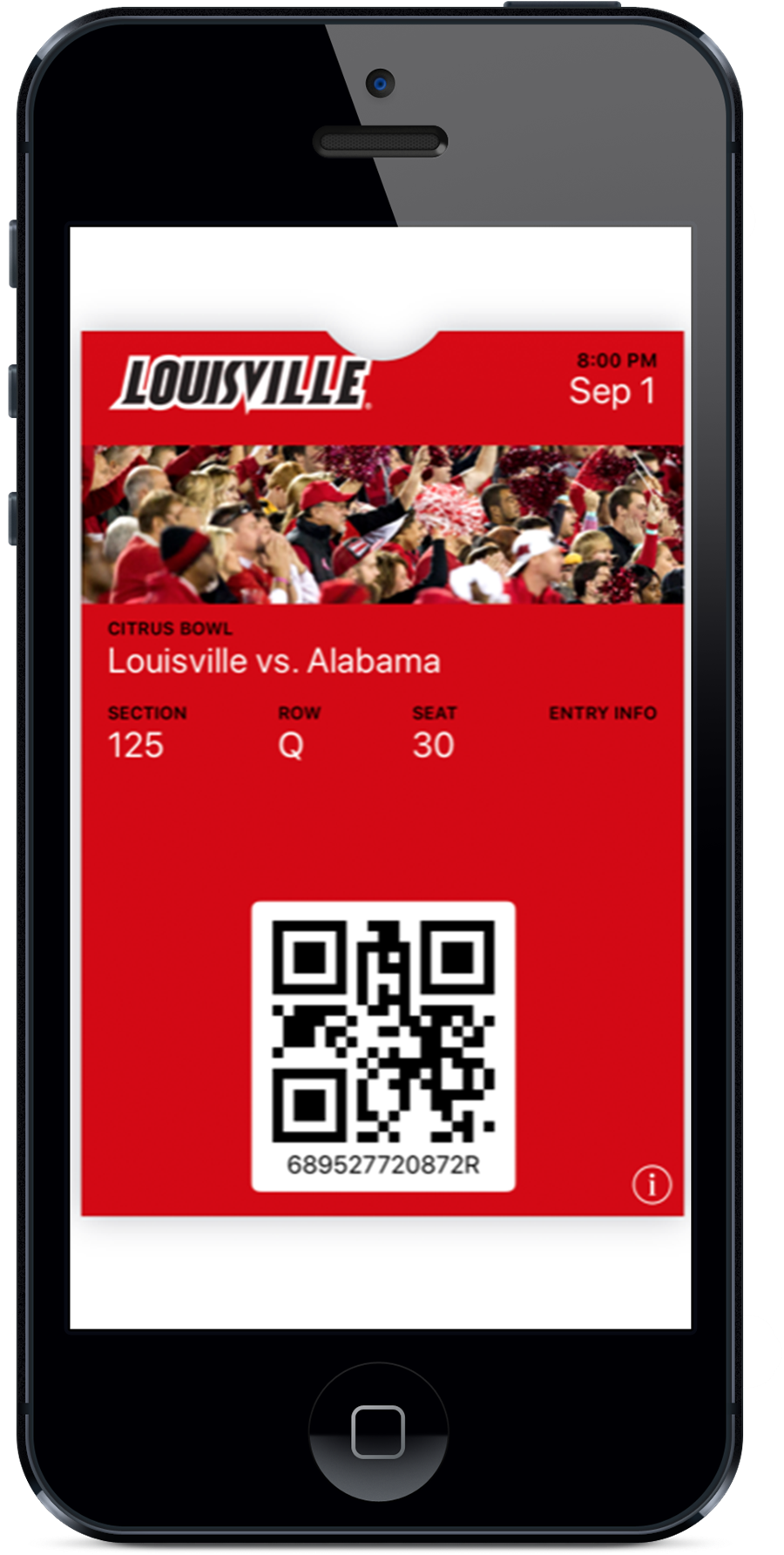 Have The Barcode Scanned At Any Turnstile - Iphone Png Image Hd (1102x2000), Png Download