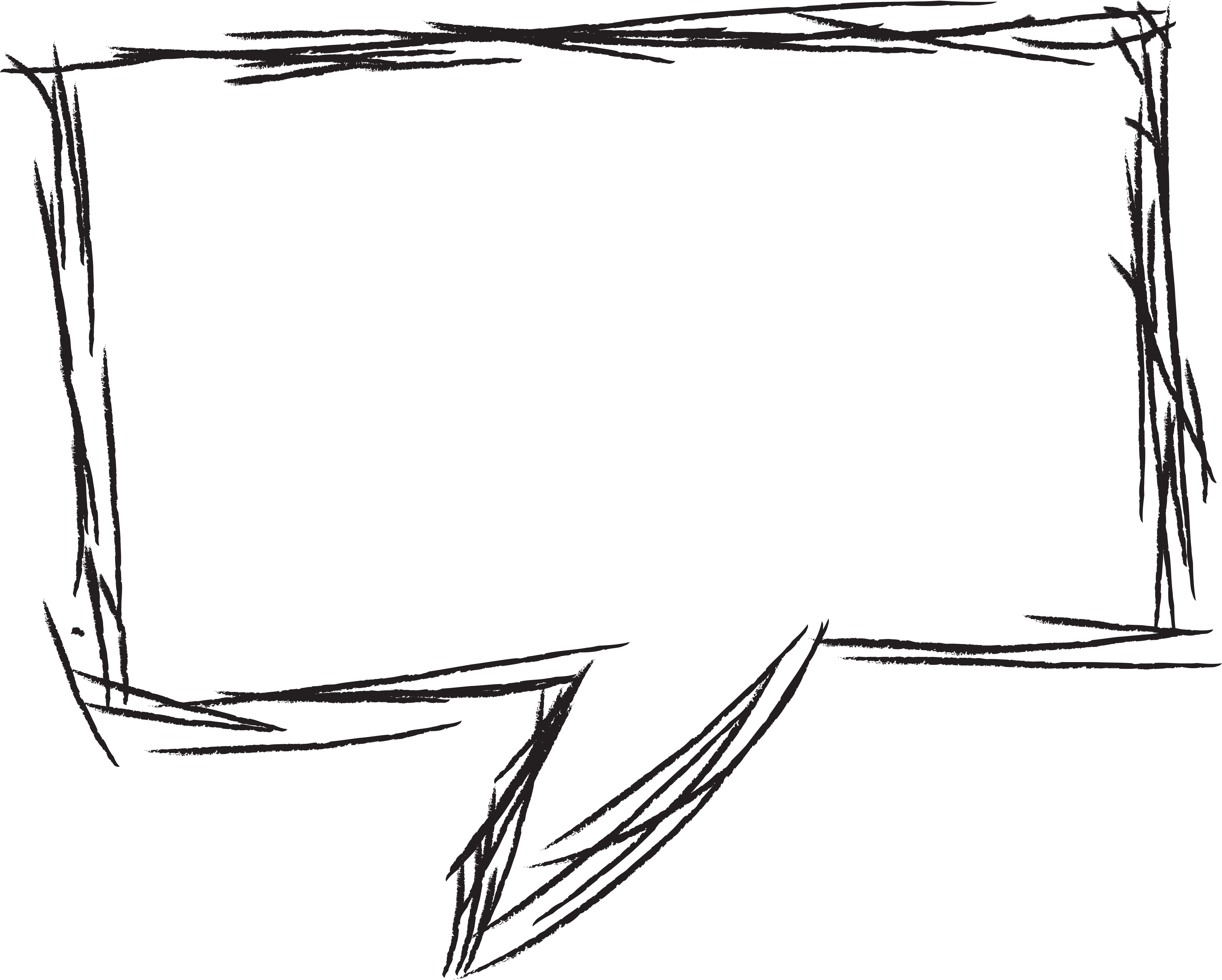 Drawn Bubble Book Png - Bubble Text Box Png (4001x3209), Png Download