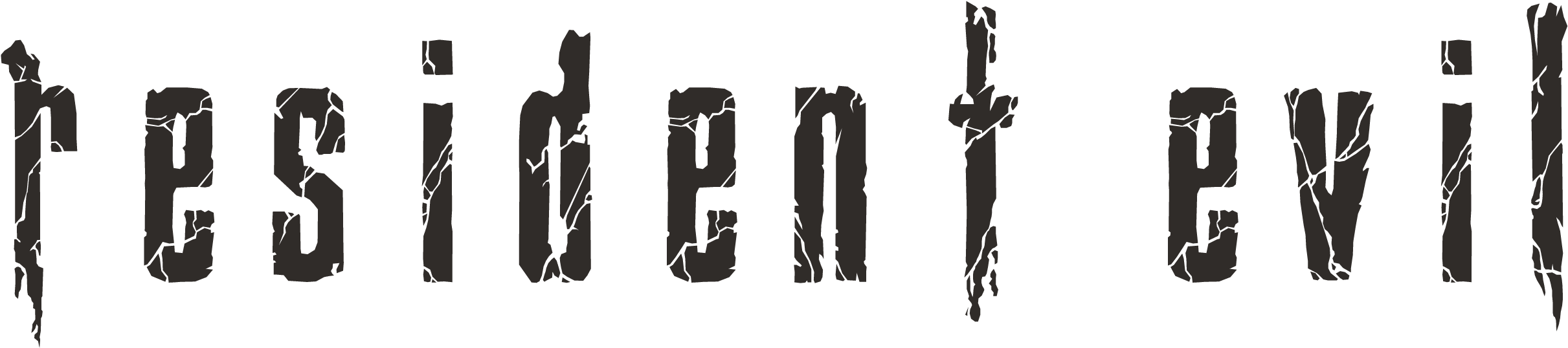 Resident Evil Series Logo , Wikimedia Commons - Resident Evil 4 Title Png (2429x547), Png Download