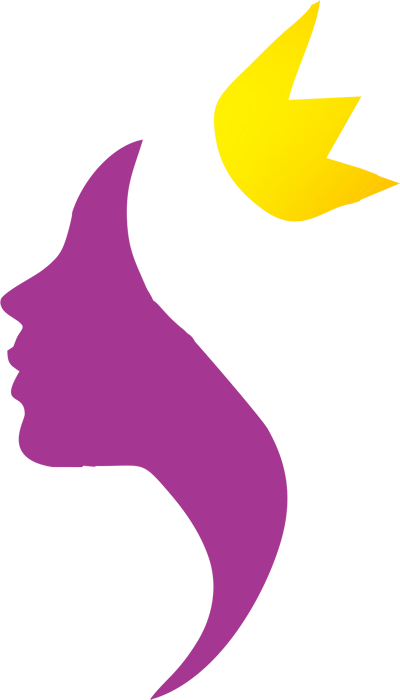 Contact Us - Purple Crown Queen Transparent (400x700), Png Download