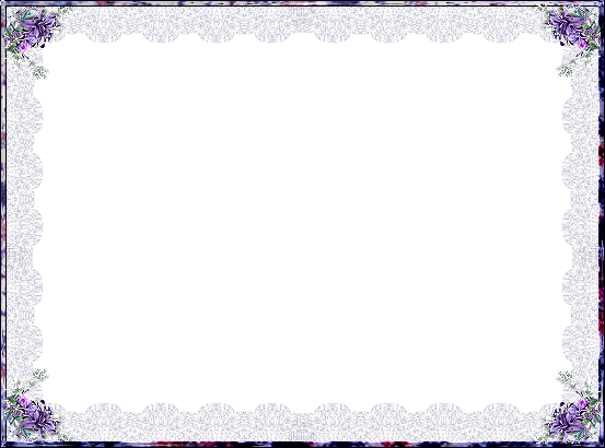 Purple Picture Frames 2 Of 4 Pages - Border (553x410), Png Download