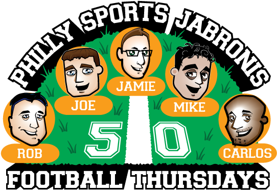 Weekly Football Thursdays Podcast That Discusses Current - Philly Sports Jabronis (541x378), Png Download