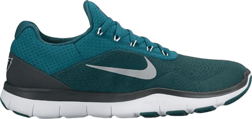 Nfl X Free Trainer V7 'philadelphia Eagles' - Nike Free Trainer V7 Green (850x403), Png Download
