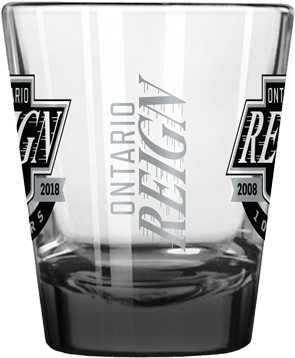 Ontario Reign 10th Anniversary Elite Shot Glass - La Galaxy 2oz. Collectible Game Day Shot Glass, Multi (500x667), Png Download
