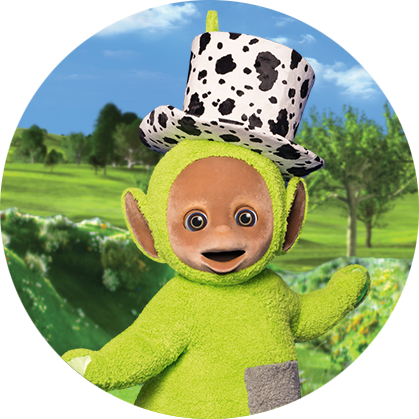 Dipsy - Ravensburger Teletubbies 4 Shaped Puzzles (419x419), Png Download