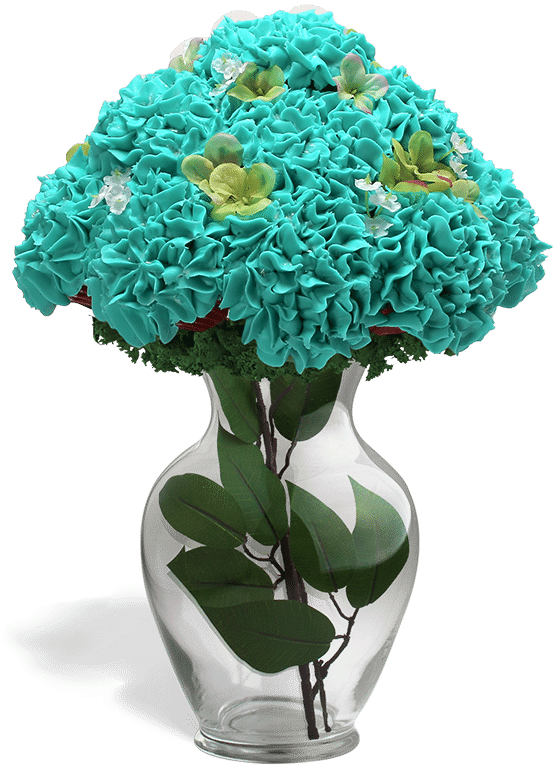Bouquet Flowers Png Transparent Images Free Download - Cupcake Bouquet (638x800), Png Download