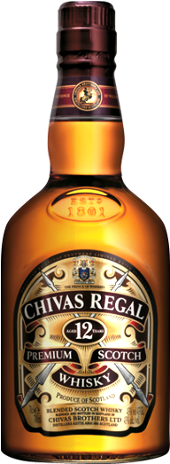 Image1 Left - Chivas Regal 12 (688x525), Png Download