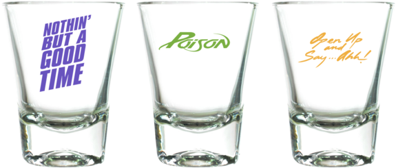 Ahh Shot Glass Set - Poison (600x600), Png Download