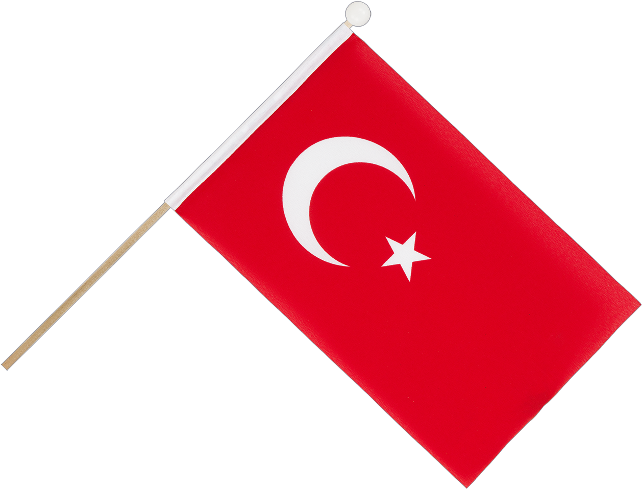 Mini Hand Waving Turkey - Drapeau Chine Png (1500x1260), Png Download