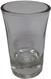 Shot-glass - Pint Glass (399x386), Png Download