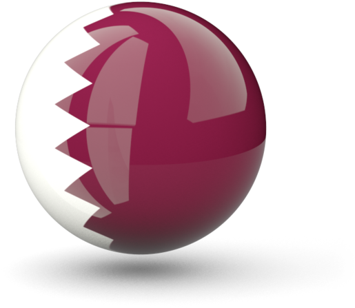 Stylized Flag Of Qatar - Qatar Flag Png Icon (640x480), Png Download