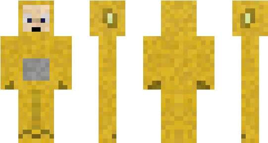 Minecraft Skin Teletubbies - El Skin De Raptorgamer (600x348), Png Download