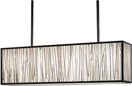 Hanging Light - Rectangle Hanging Light Png (454x340), Png Download