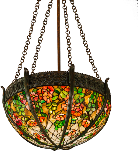 Apple Blossom Hanging Shade - Chandelier (600x600), Png Download