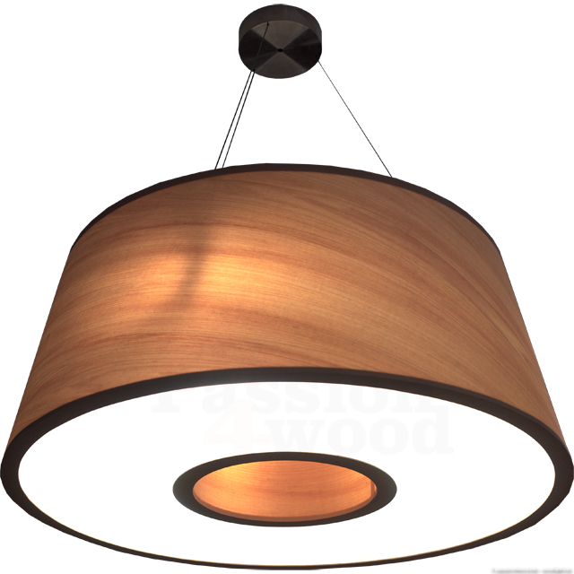 Hanglamp In Hout In De Vorm Van Een Donut, Concaaf - Hanglamp Design Hout (640x640), Png Download
