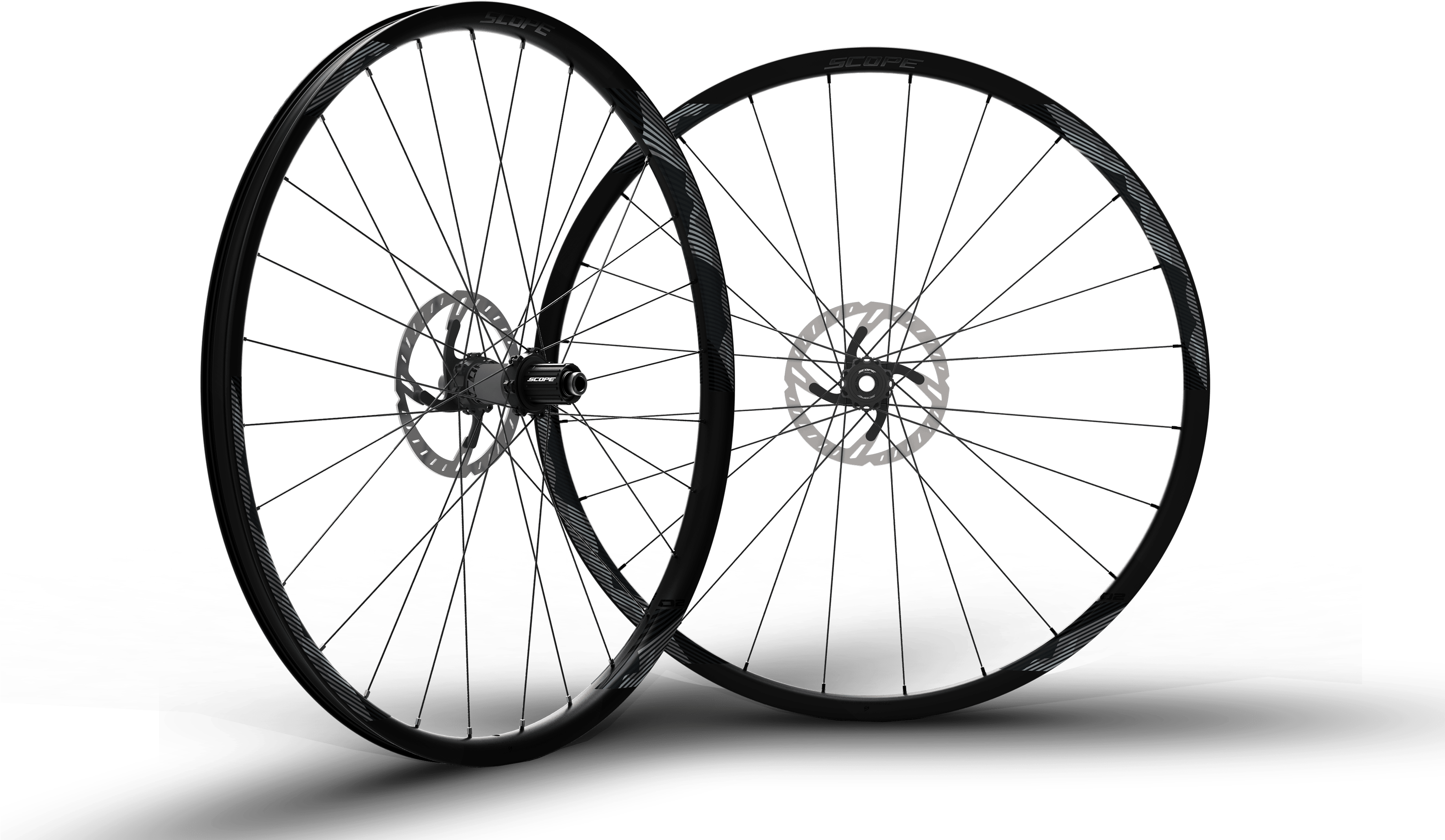 Scope Cycling, O2grey - Scope Mtb Wheel (3553x2241), Png Download