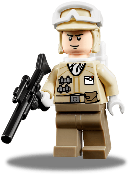 Rebel Trooper™ - Lego Star Wars Hoth Rebel Trooper Minifigure (504x672), Png Download
