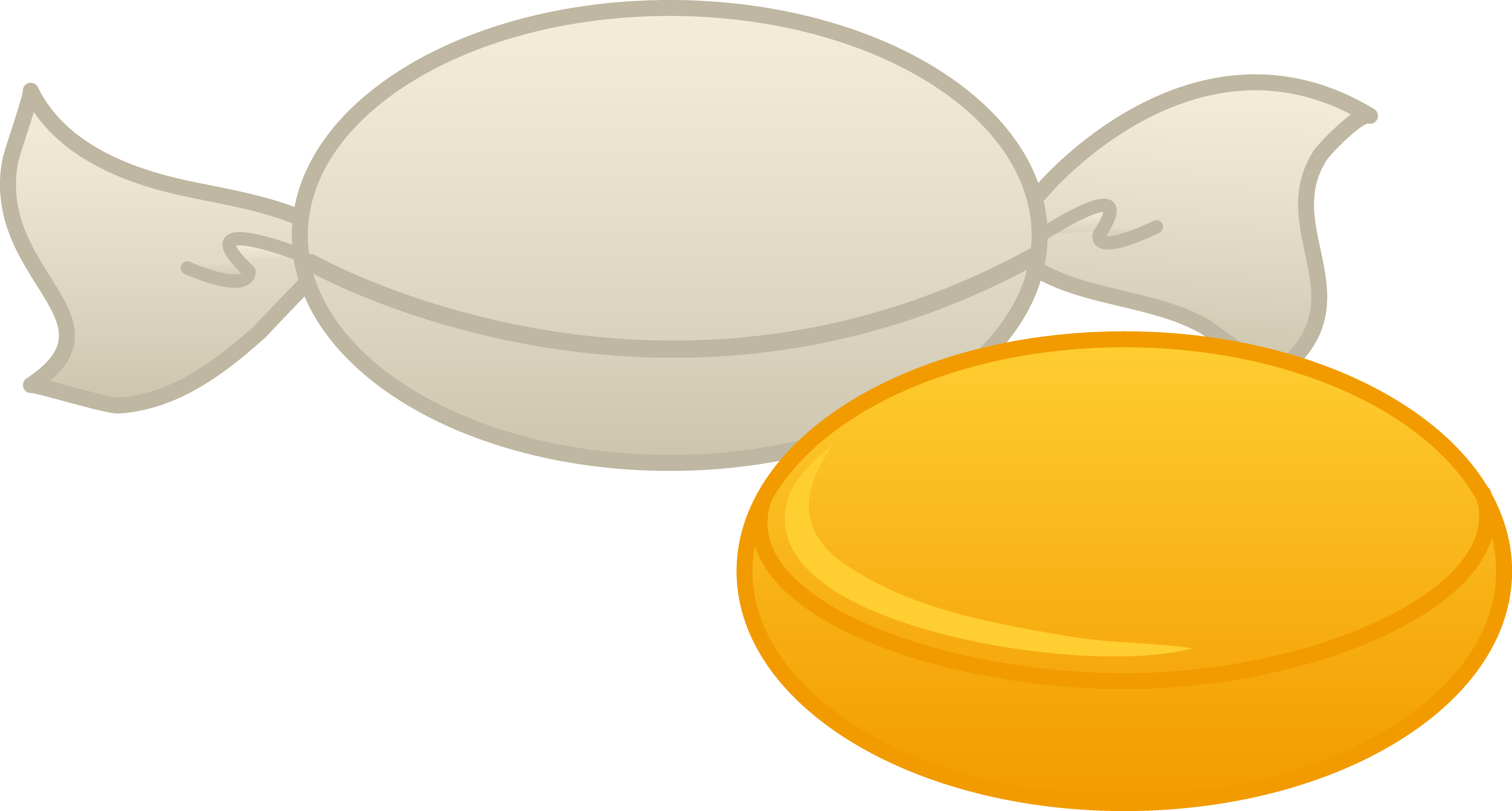 Honey Lemon Cough Drops - Throat Lozenges Clipart (4734x2539), Png Download