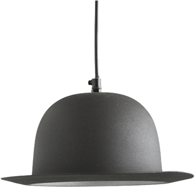 Bowler Hat Pendant Light - Pendant Light (700x411), Png Download