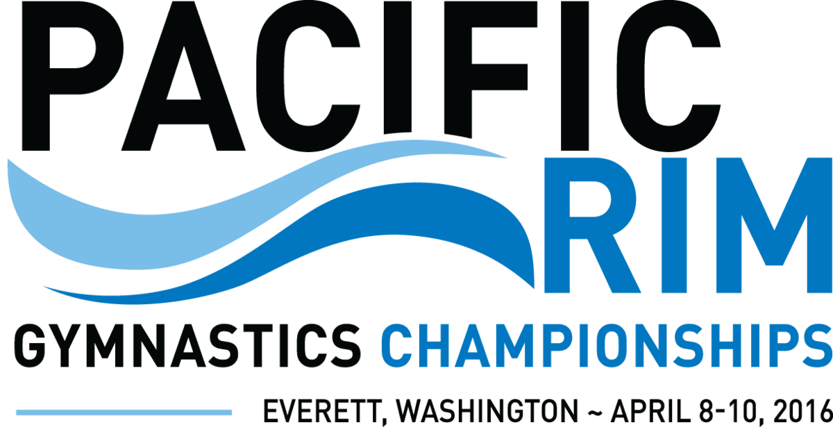 Pacific Rim Gymnastics Logo (1200x615), Png Download