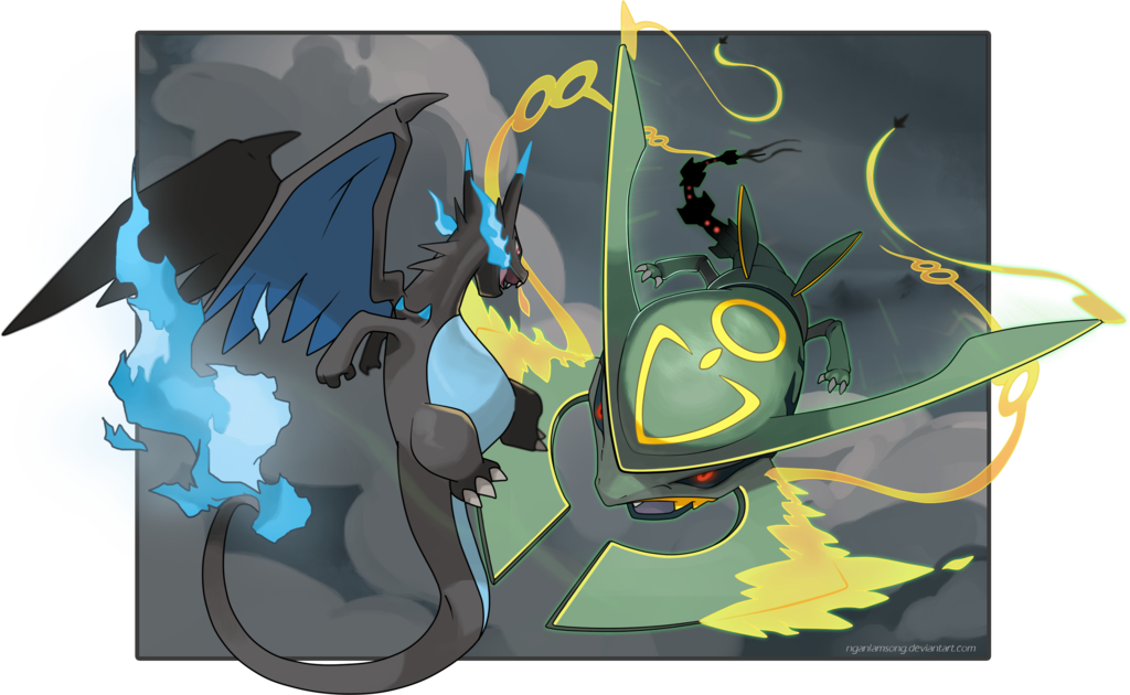 Green Fictional Character - Charizard (1024x630), Png Download
