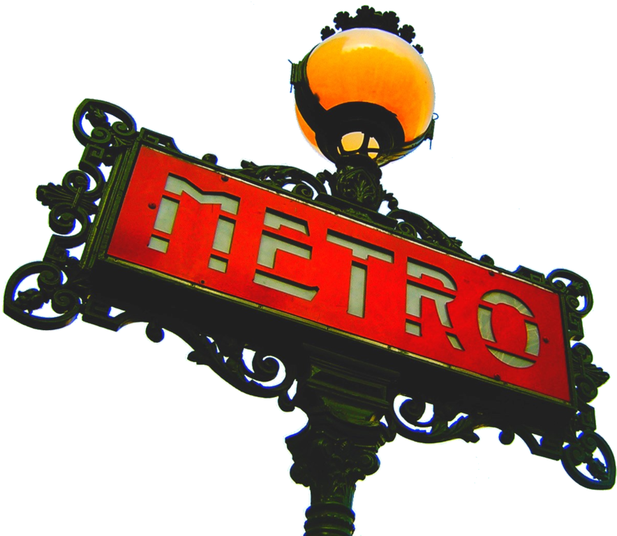 Paris Metro Sign - Paris Metro Sign Png (892x768), Png Download