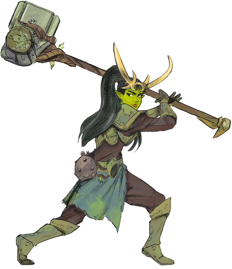 [oc][art] Shirazad, Halfelf Paladin Of Silvanus - Paladin Of Silvanus (1000x1071), Png Download