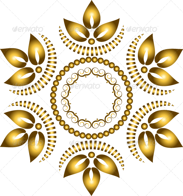 Gold Border Gold Border1 Gold Border2 - Gold Border Png (636x682), Png Download