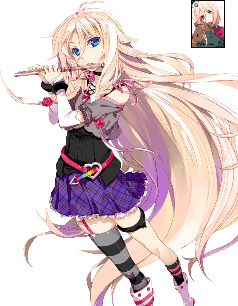 Ia Render Vocaloid 3 By Lunarinluka-d6ts76t Vocaloid - Vocaloid Ia Render (778x1016), Png Download
