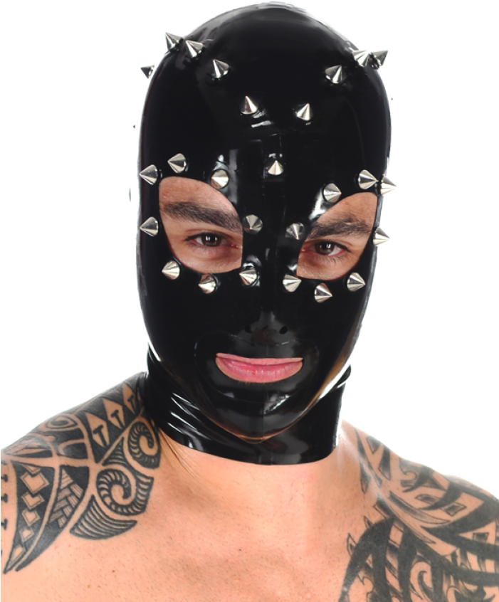 Latex Hoods For Men (700x901), Png Download