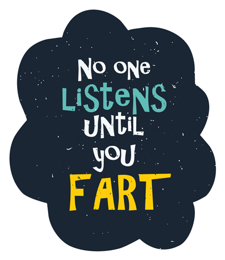 No One Listens Until You Fart Sticker - Eating Is A Necessity But Cooking (528x528), Png Download