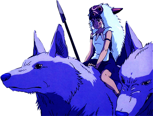 Princess Mononoke (550x450), Png Download