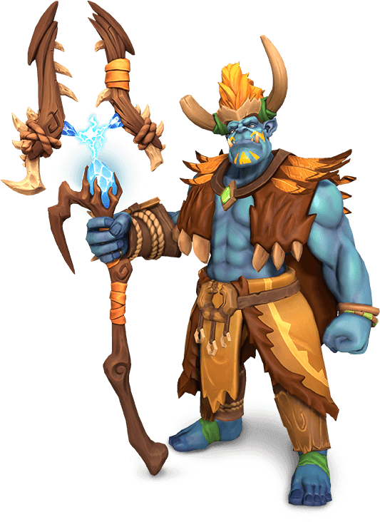 Grohk - Grohk Paladins Png (578x744), Png Download