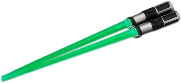 Star Wars Lightsaber Chopsticks - Storage Cable (600x600), Png Download