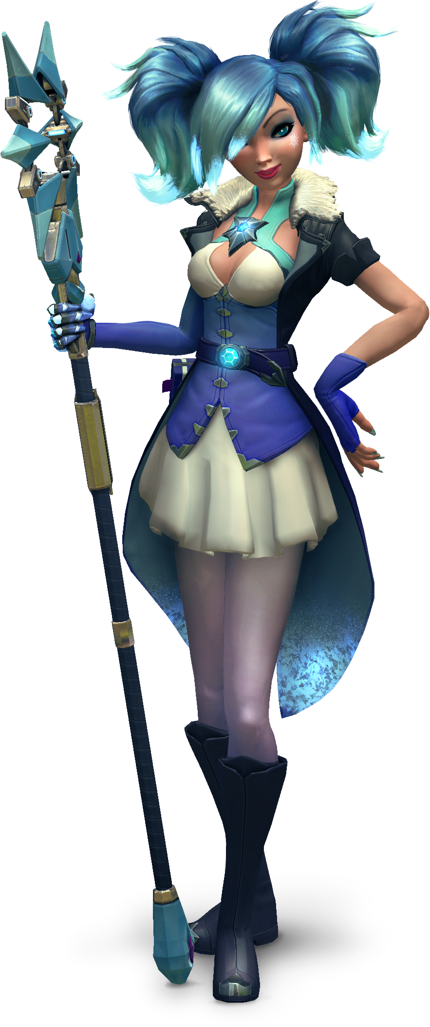 Paladins - Evie - Modèle - Evie Paladins (753x1800), Png Download