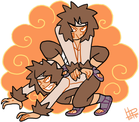 Kiba And Akamaru - Cartoon (500x458), Png Download