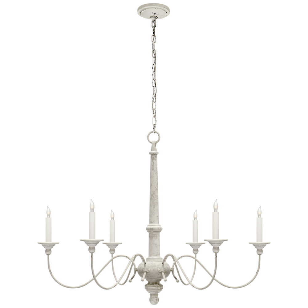 Visual Comfort Country Small Chandelier (1000x1000), Png Download