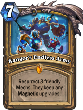 Kangor's Endless Army - Hearthstone Kangor's Endless Army (286x395), Png Download