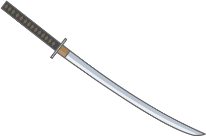 Japanese Sword Png Image - Japan Sword Png (417x315), Png Download