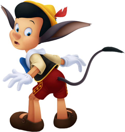 Pinocchio Kh3d - Pinocchio Kingdom Hearts (562x571), Png Download