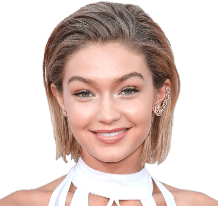 Celebrities - Gigi Hadid Bob (728x728), Png Download