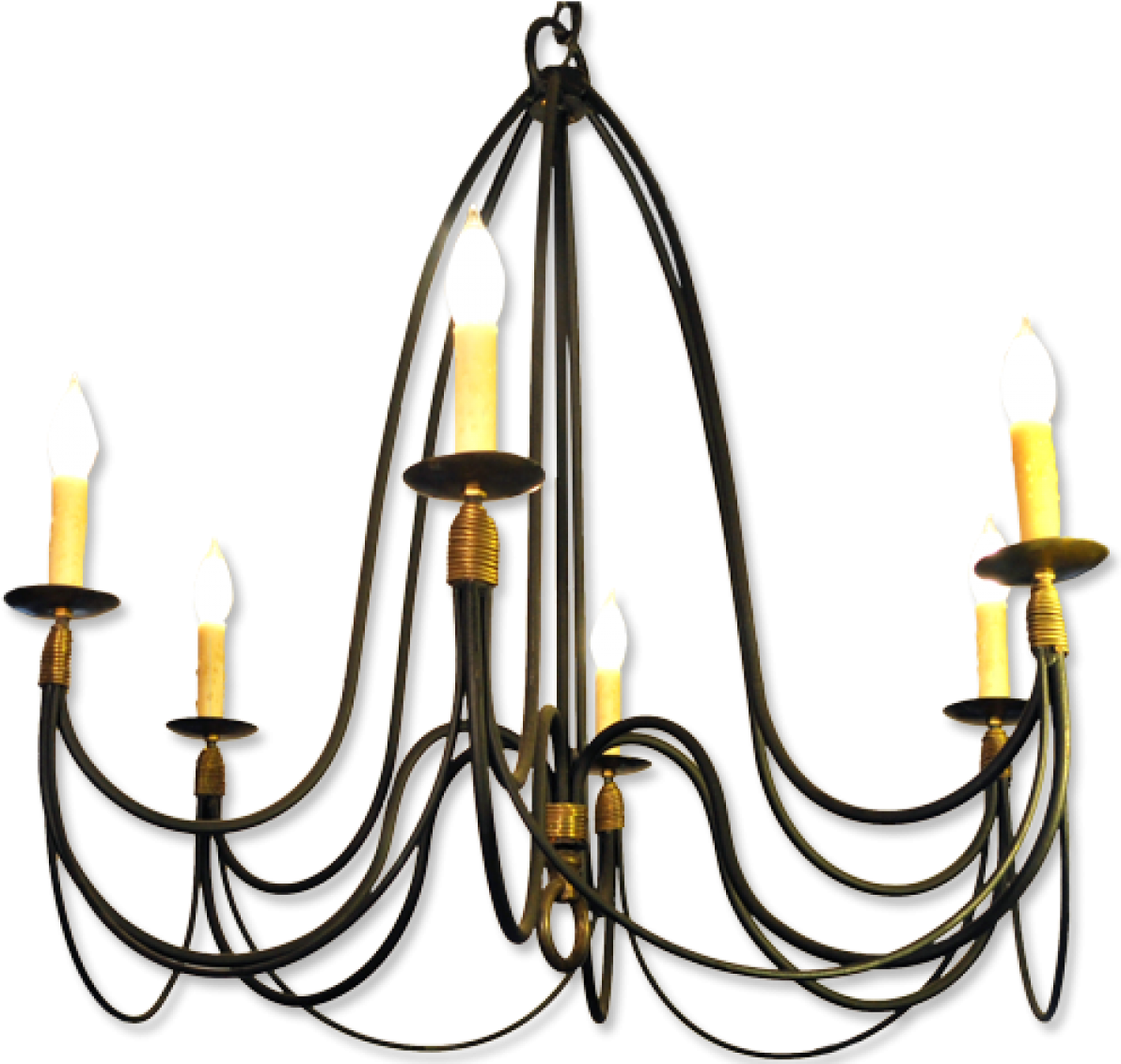 Creative Cutom Diy French Country Chandelier With Black - Png Kitchen Frame Transparent (1200x1157), Png Download