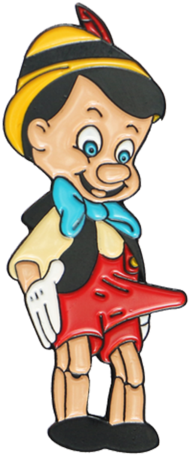 Lying Pervert Pinocchio Pin - Lie (600x600), Png Download