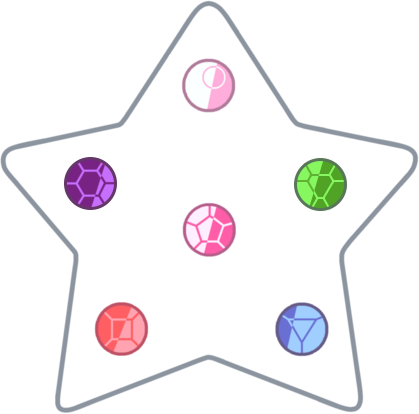 Star Temple - Steven Universe Temple Door Star (419x414), Png Download