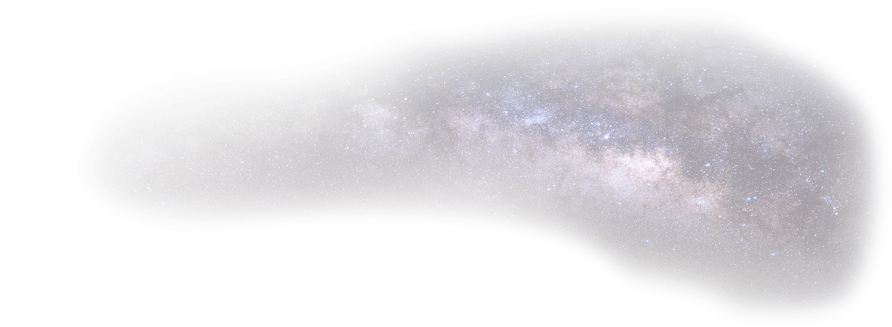 Milky Way Transparent Library - Milky Way (1827x780), Png Download