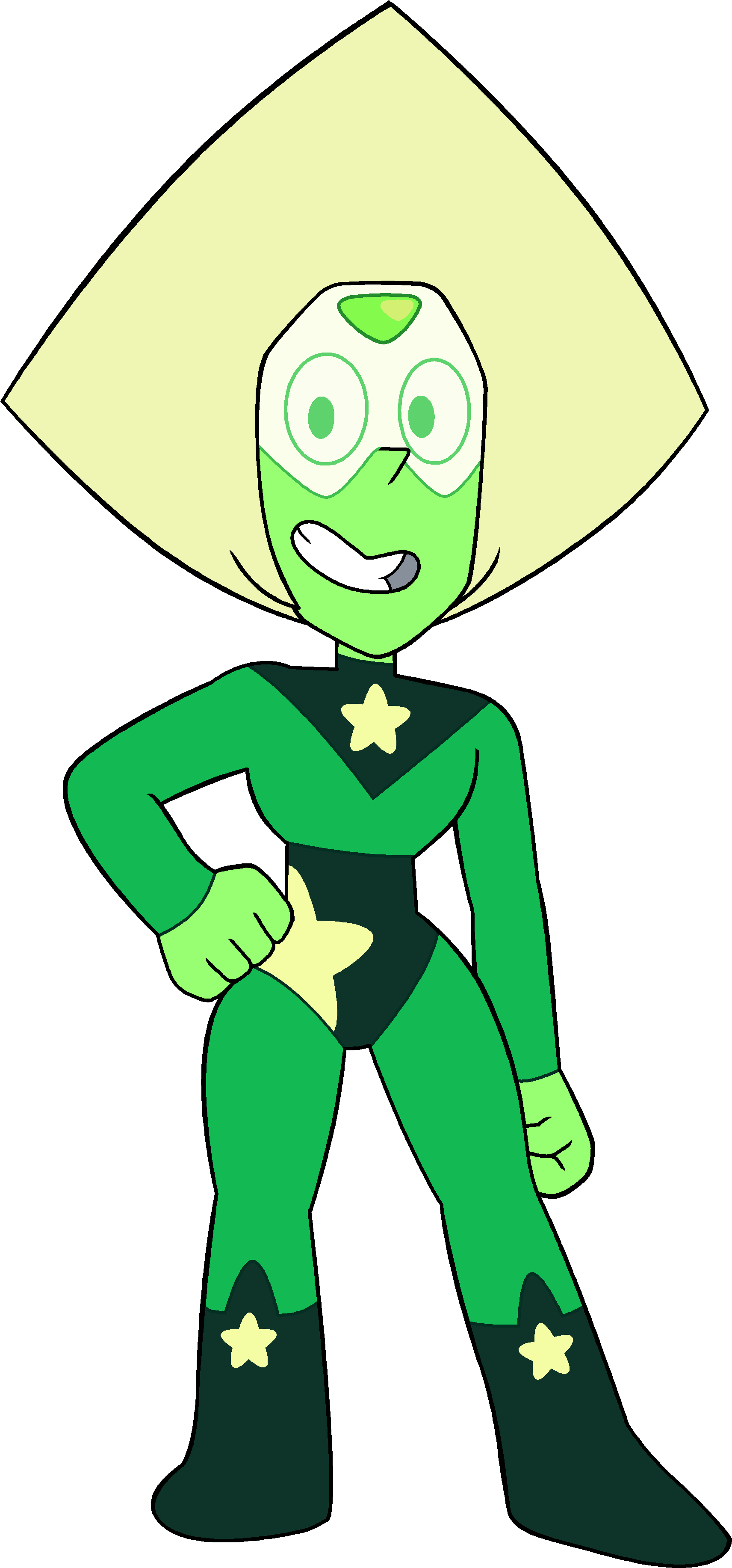 Peridot Cgregen2 Deko - Steven Universe Peridot Star (1828x3780), Png Download