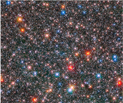 Milky Way Bulge - Hubble Telescope (640x360), Png Download