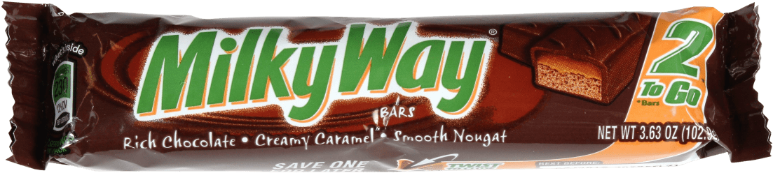 Milkyway 2 To Go Bars - Milky Way Candy, Simply Caramel - 2.84 Oz Bar (1350x900), Png Download