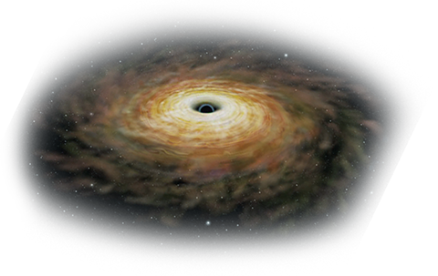 Black Hole Image Credit - Milky Way (480x303), Png Download